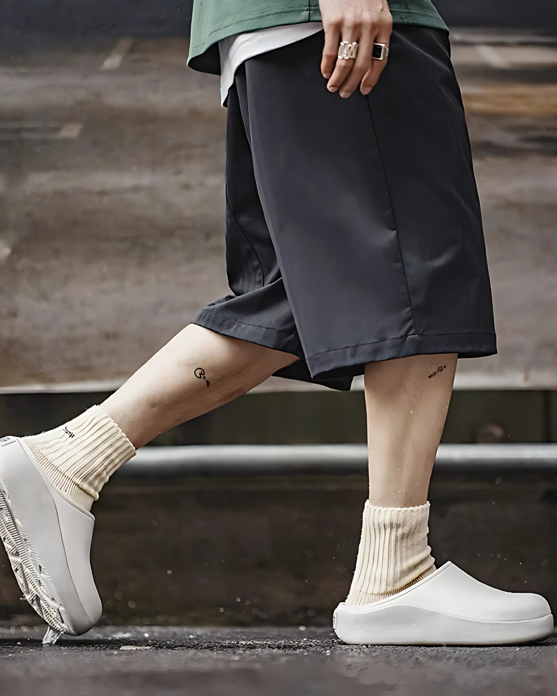 All-Weather Minimalist Rubber Mules